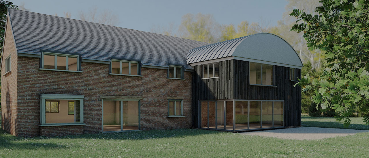 Architecture and design works on Dutch style new build in Tring Hertfordshire